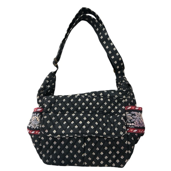 Vera Bradley Shoulder Bag Quilted Floral Hobo Bag Purse with‎ Pockets - Picture 1 of 6